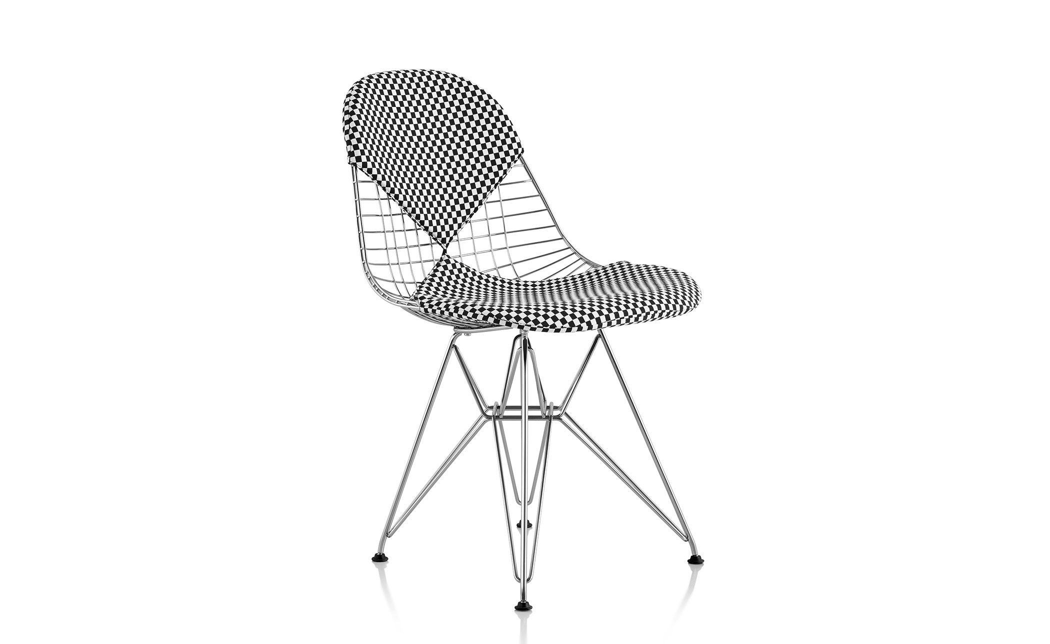 eames® wire chair with bikini pad