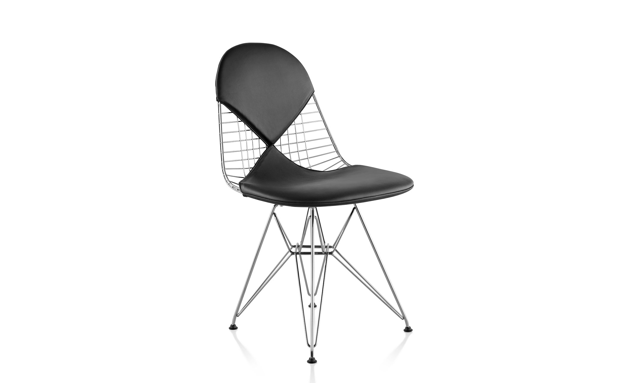 eames® wire chair with bikini pad