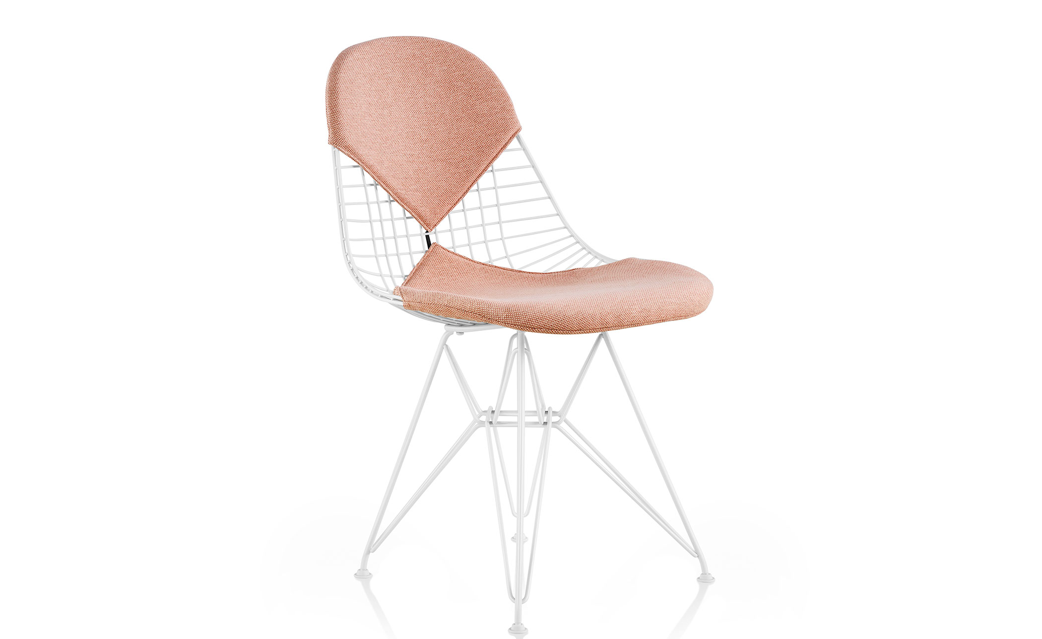 eames® wire chair with bikini pad