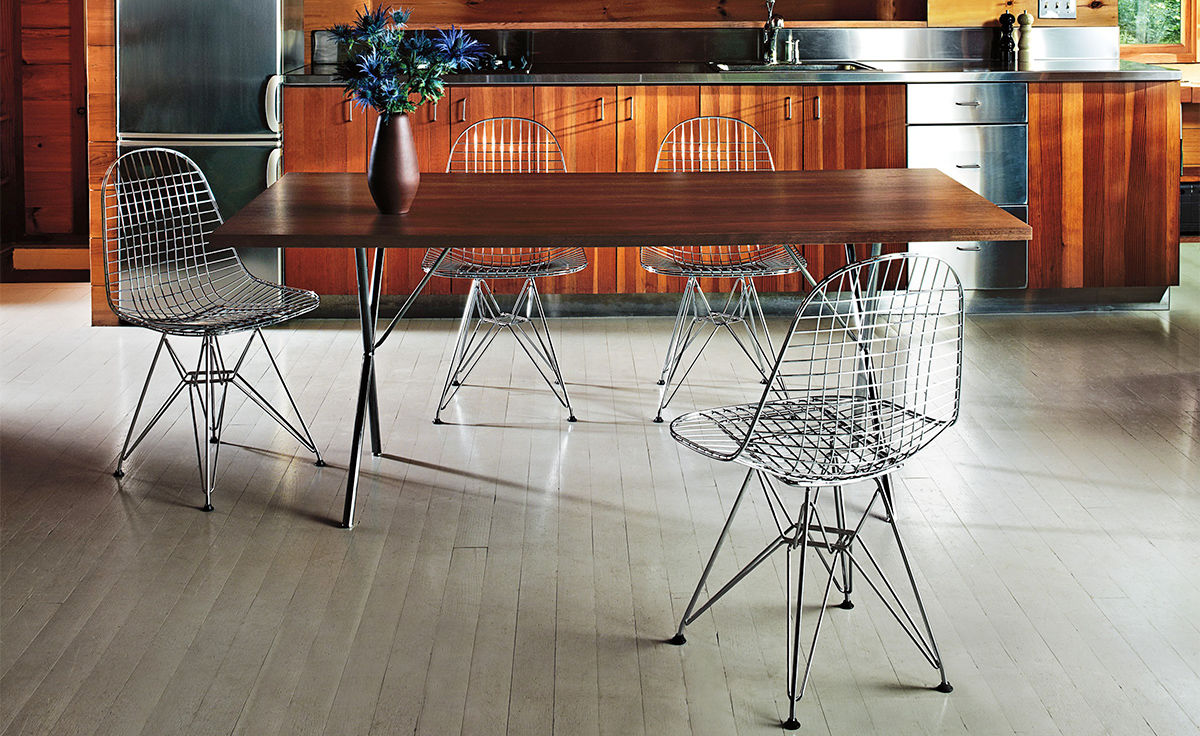eames® wire chair with wire base