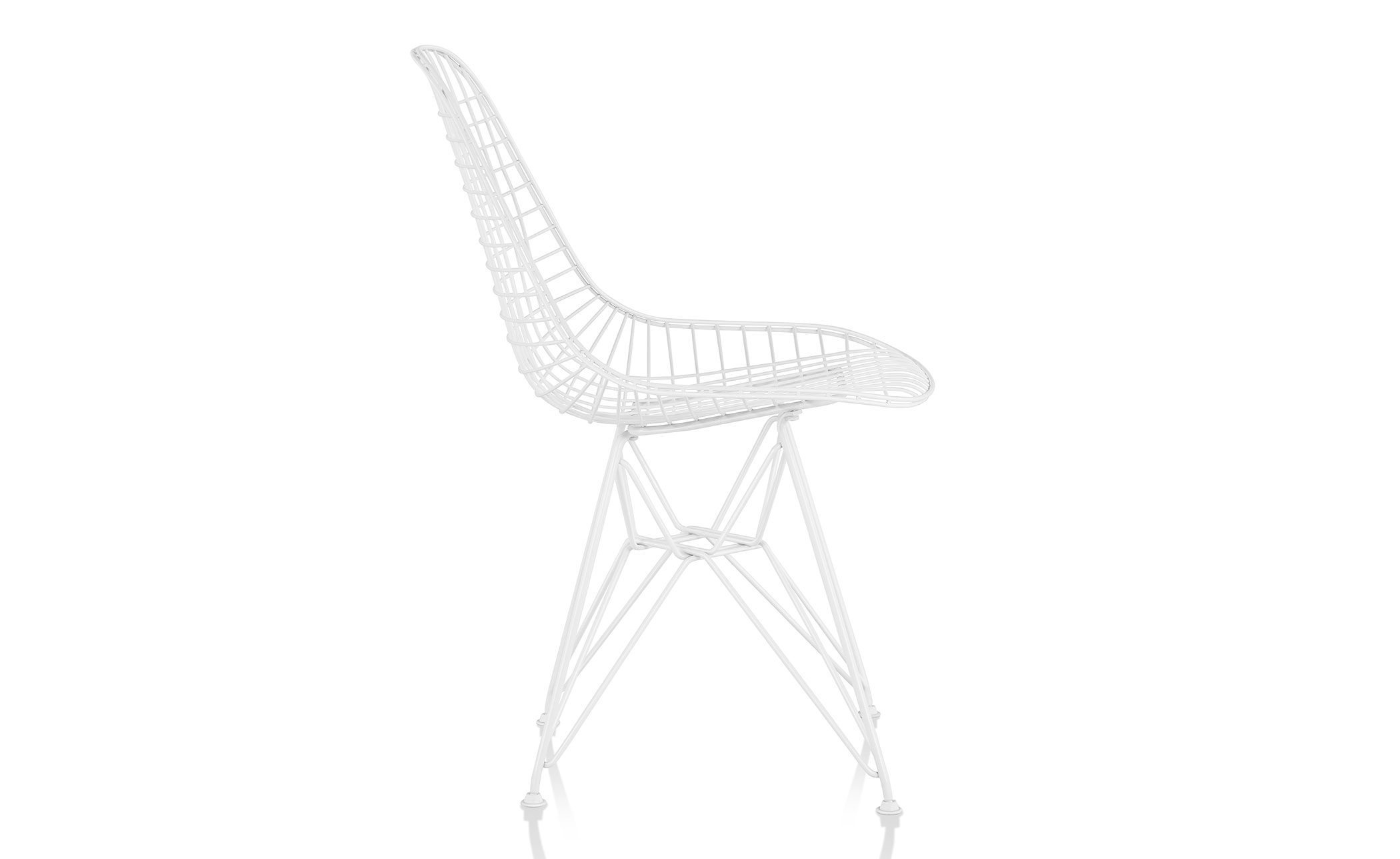 eames® outdoor wire chair with wire base