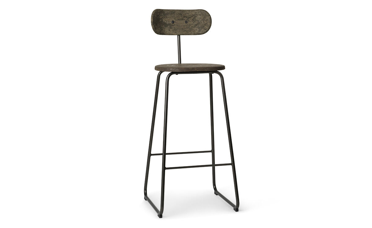 earth stool with backrest