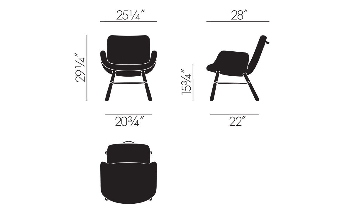 east river lounge chair