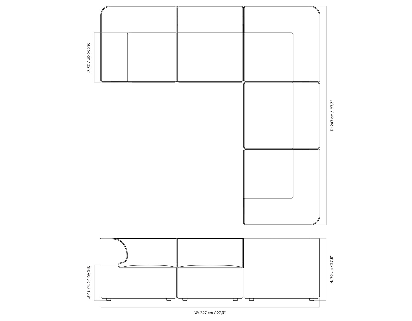 Eave Corner Sectional