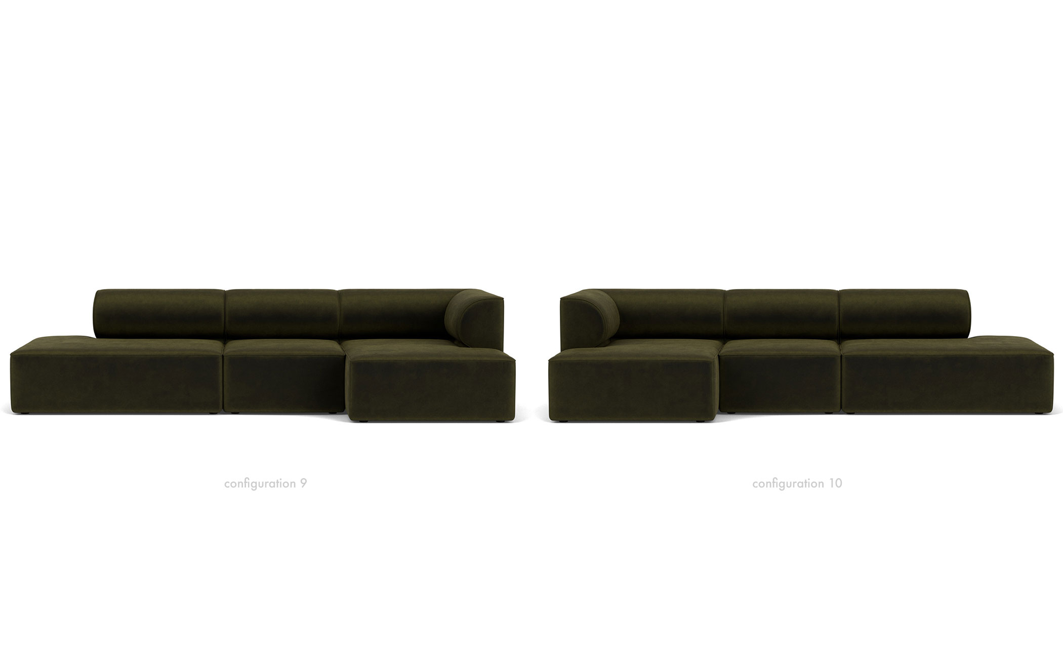 Eave Open Ended Sofa with Chaise 38" depth
