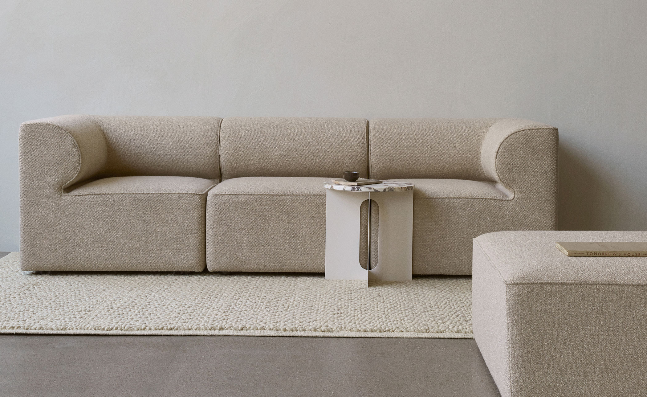 Eave Pouf 34" depth
