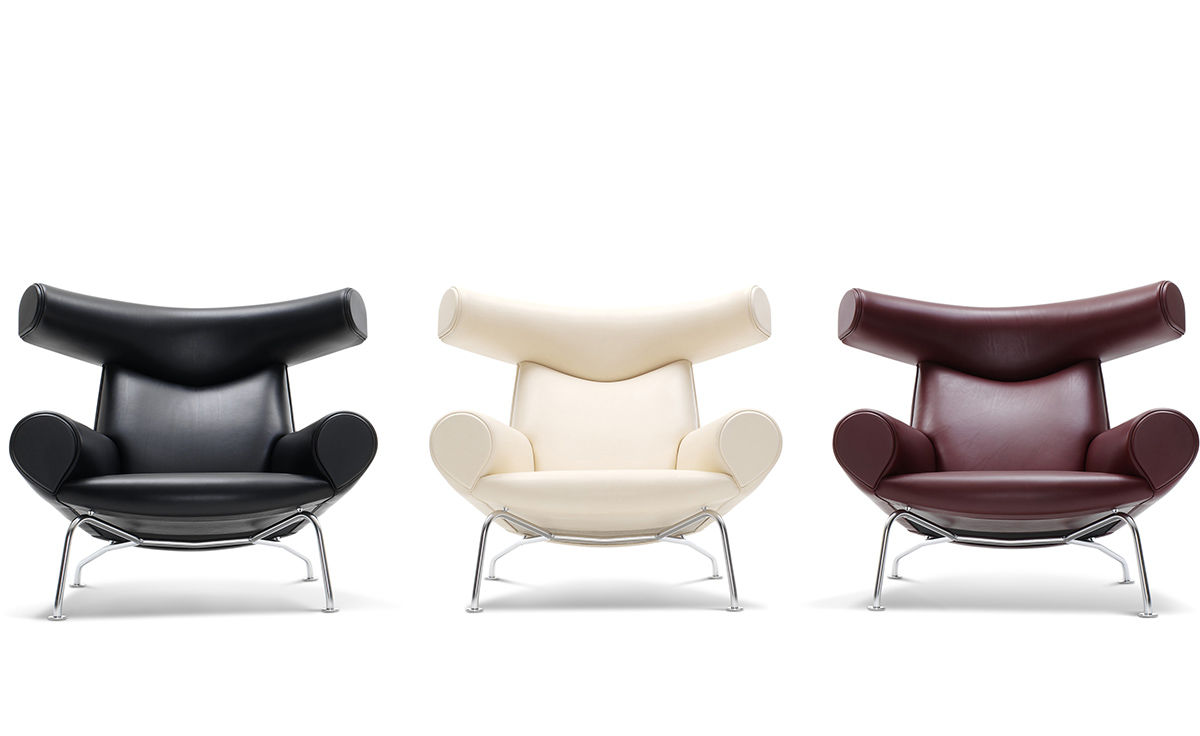 hans wegner ej100 ox chair