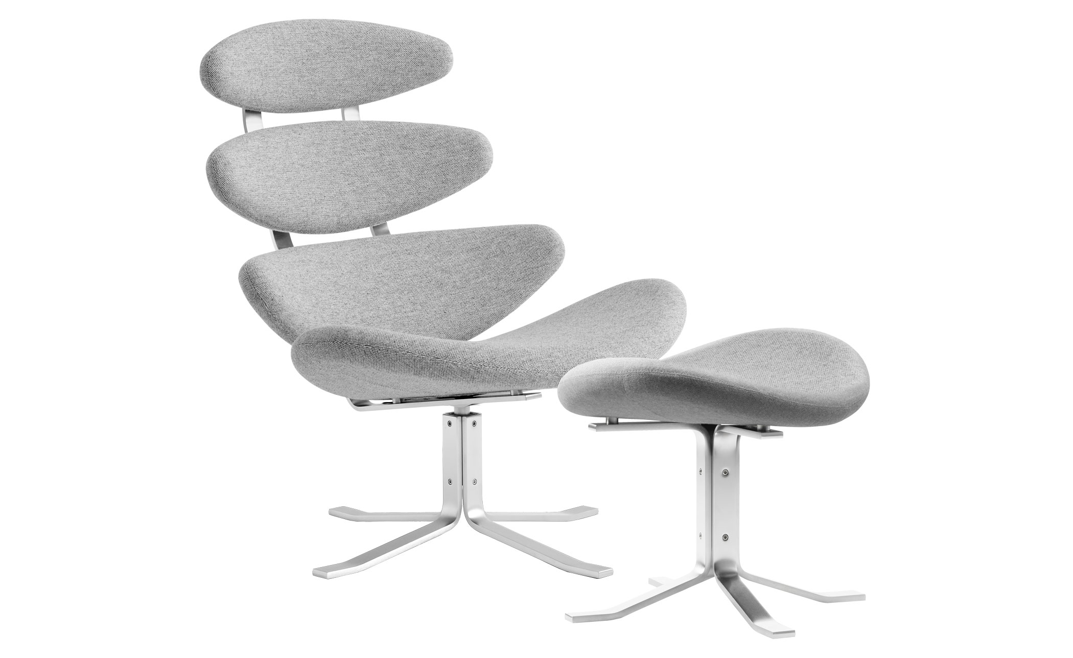 poul volther ej5 corona chair & ottoman