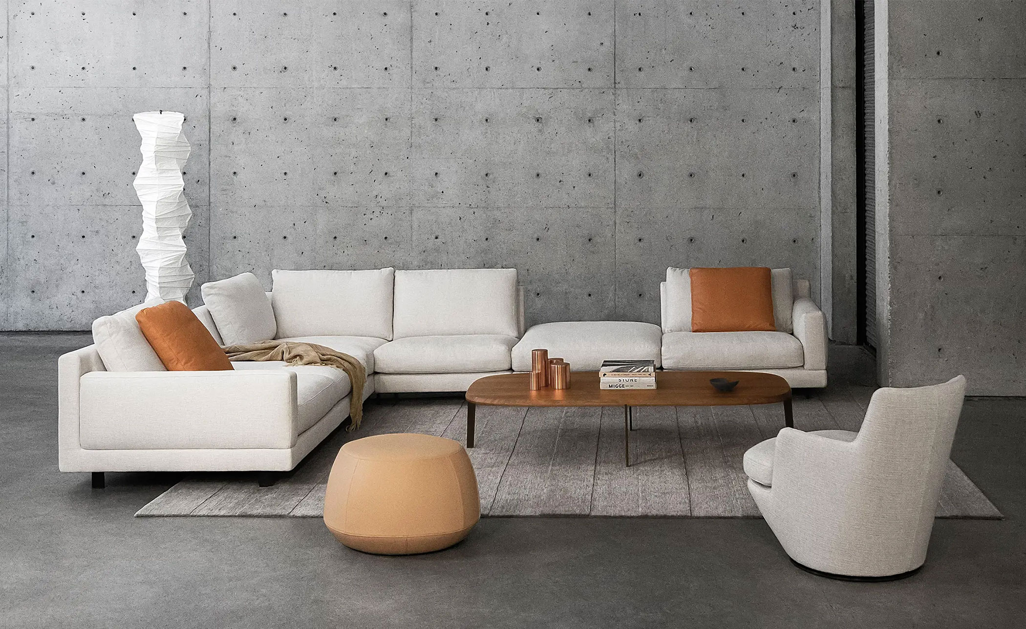 elle sectional sofa