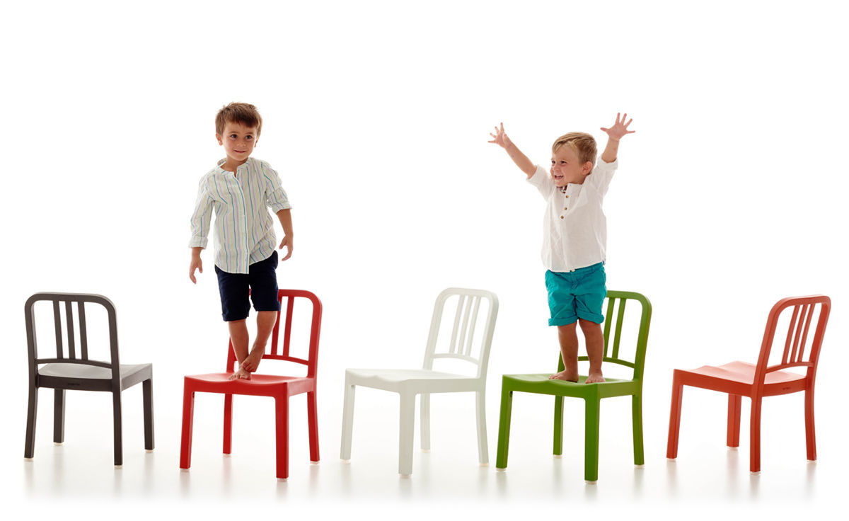 emeco 111 navy mini childrens chair