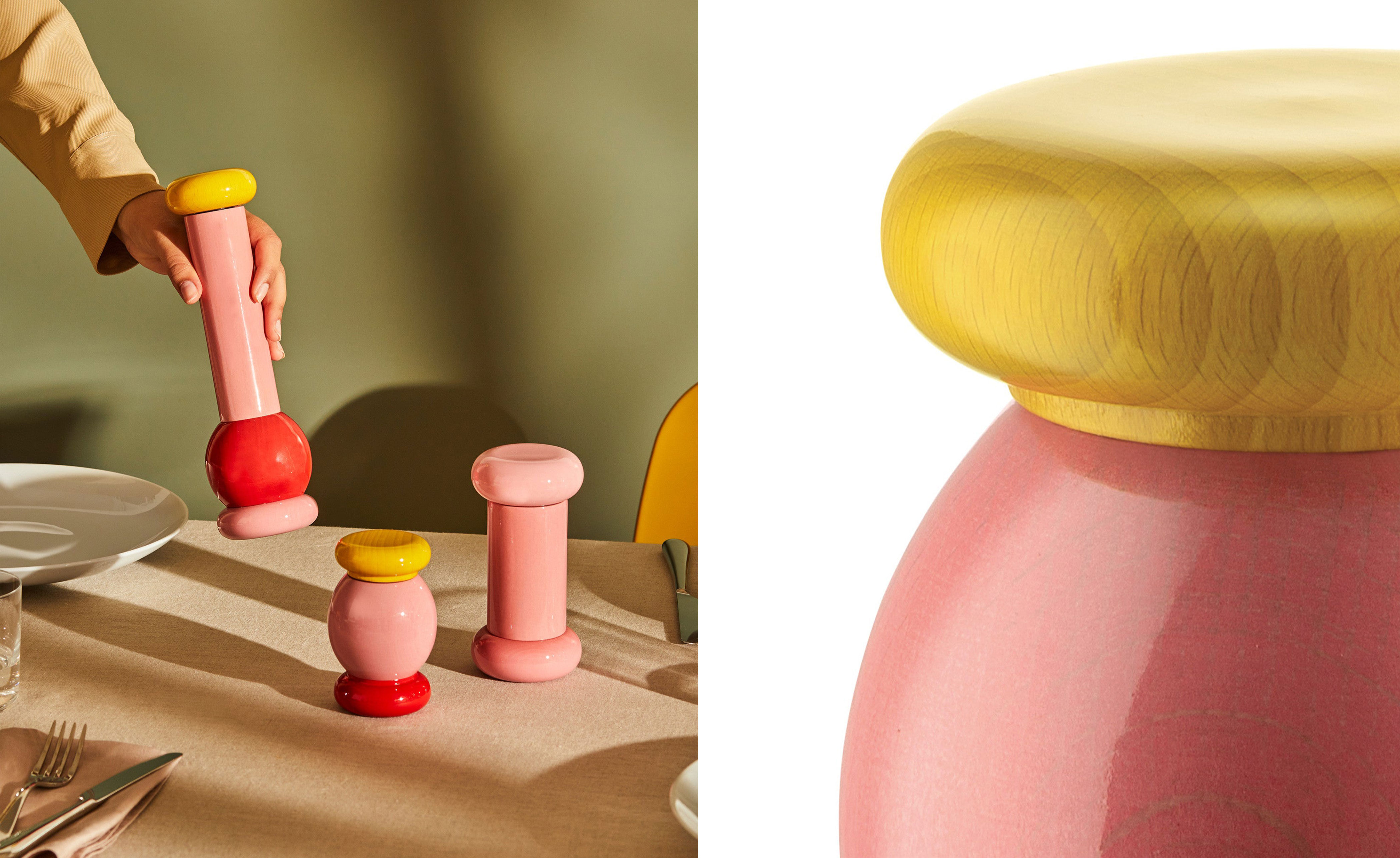 ettore sottsass es18 salt pepper spice grinder