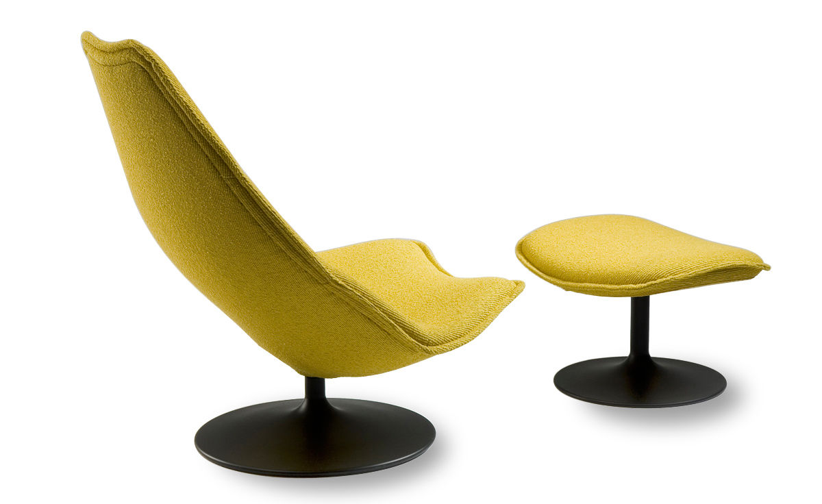 f585 lounge chair & ottoman