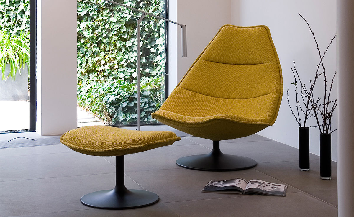 f585 lounge chair & ottoman