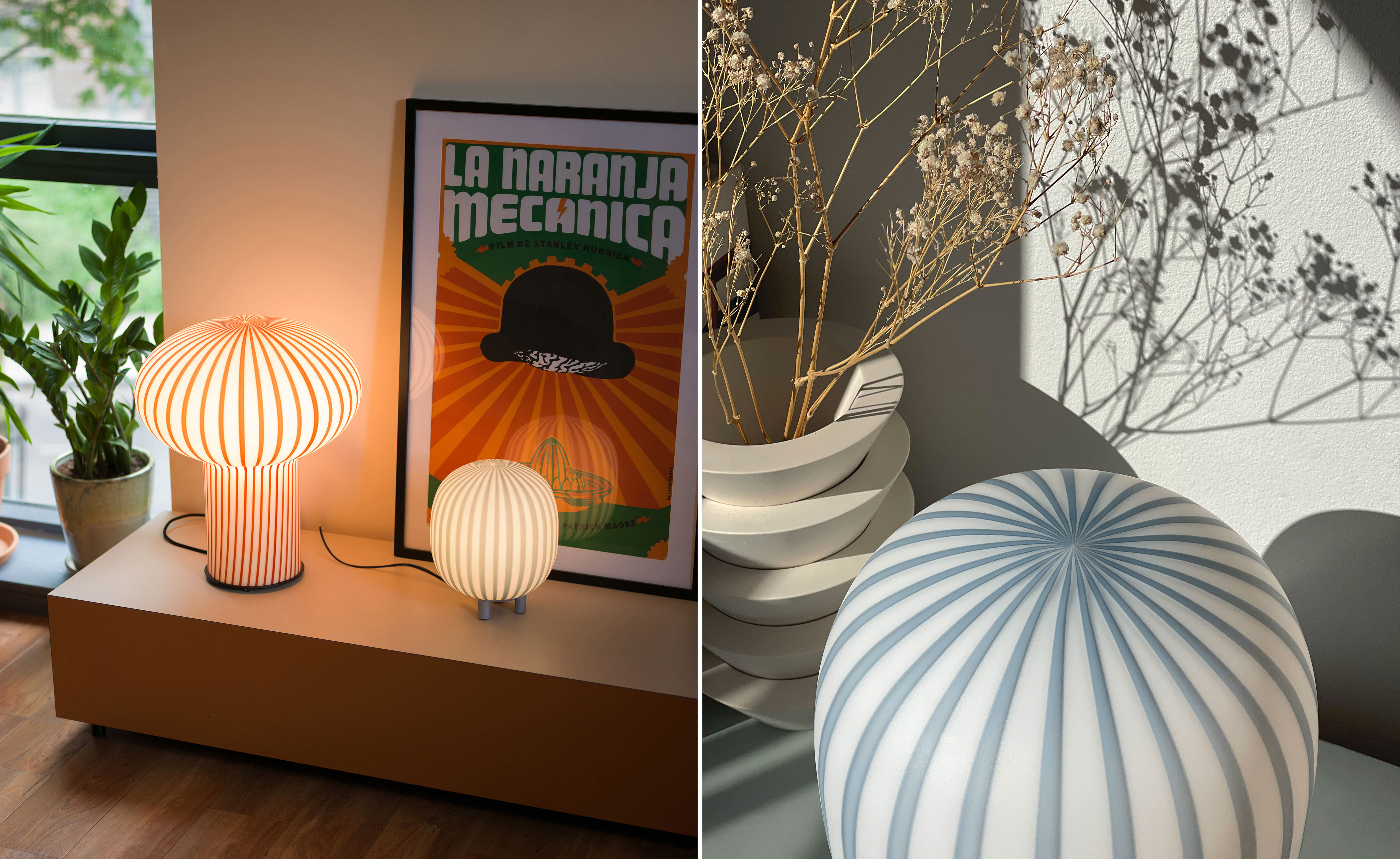 Filigrana Cylinder Table Lamp