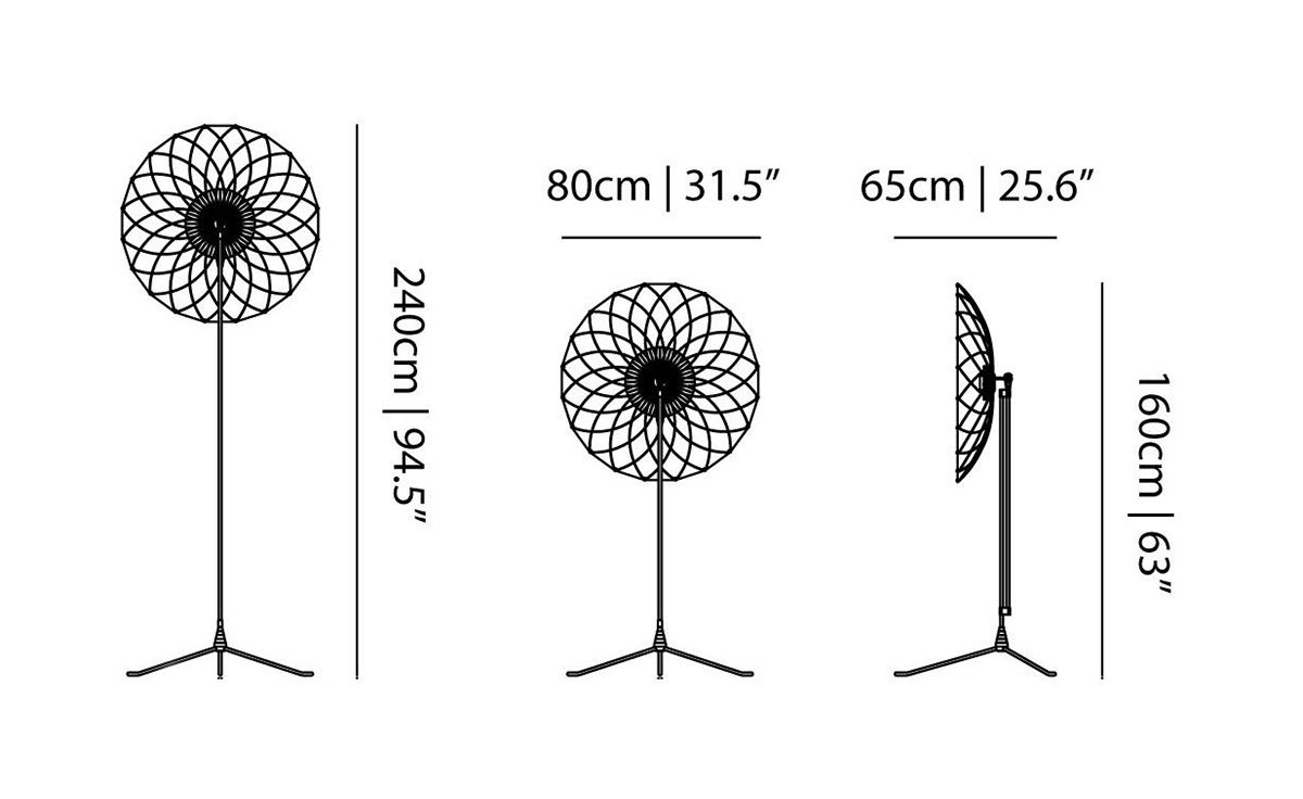 filigree floor lamp