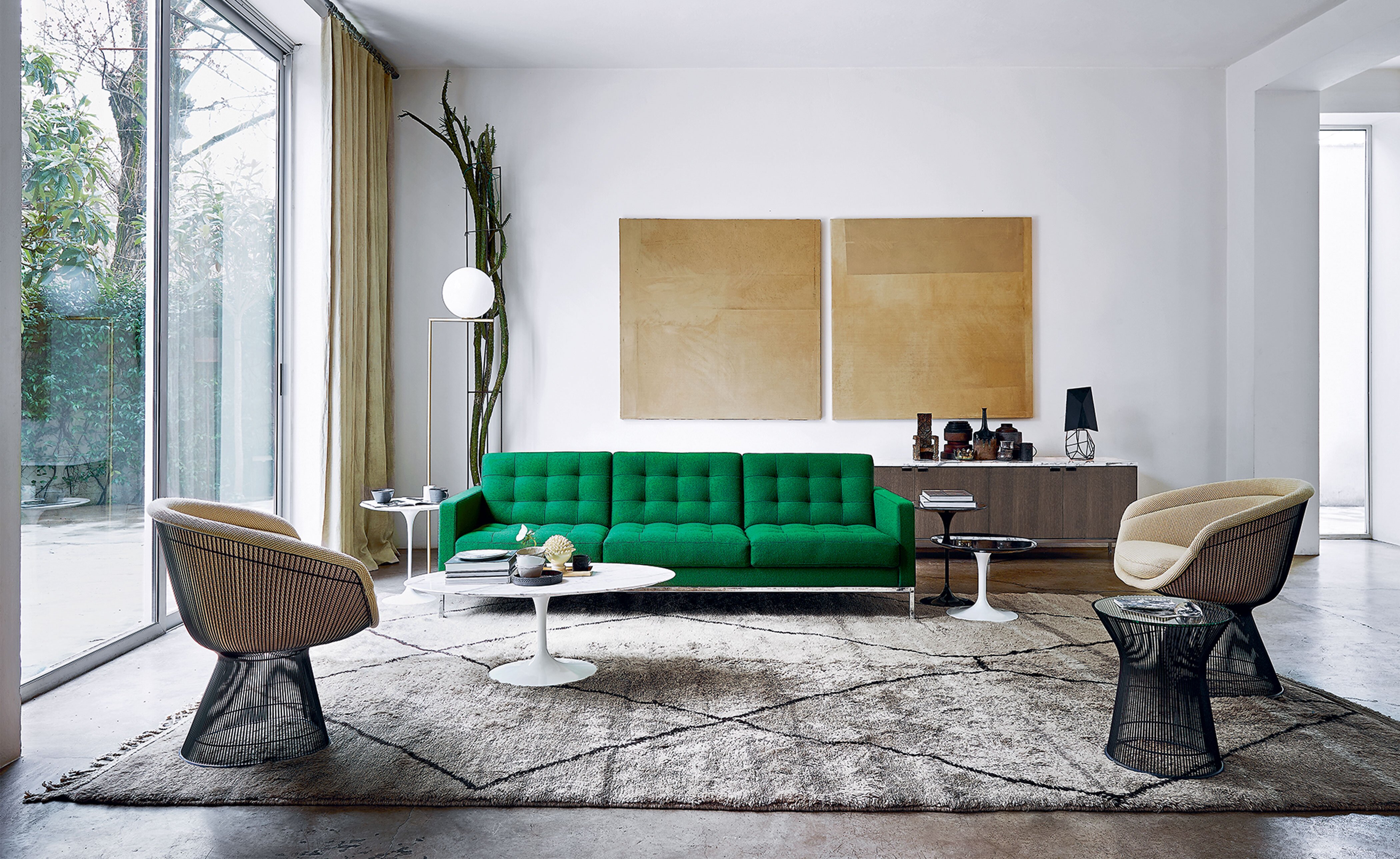 florence knoll 2 position credenza