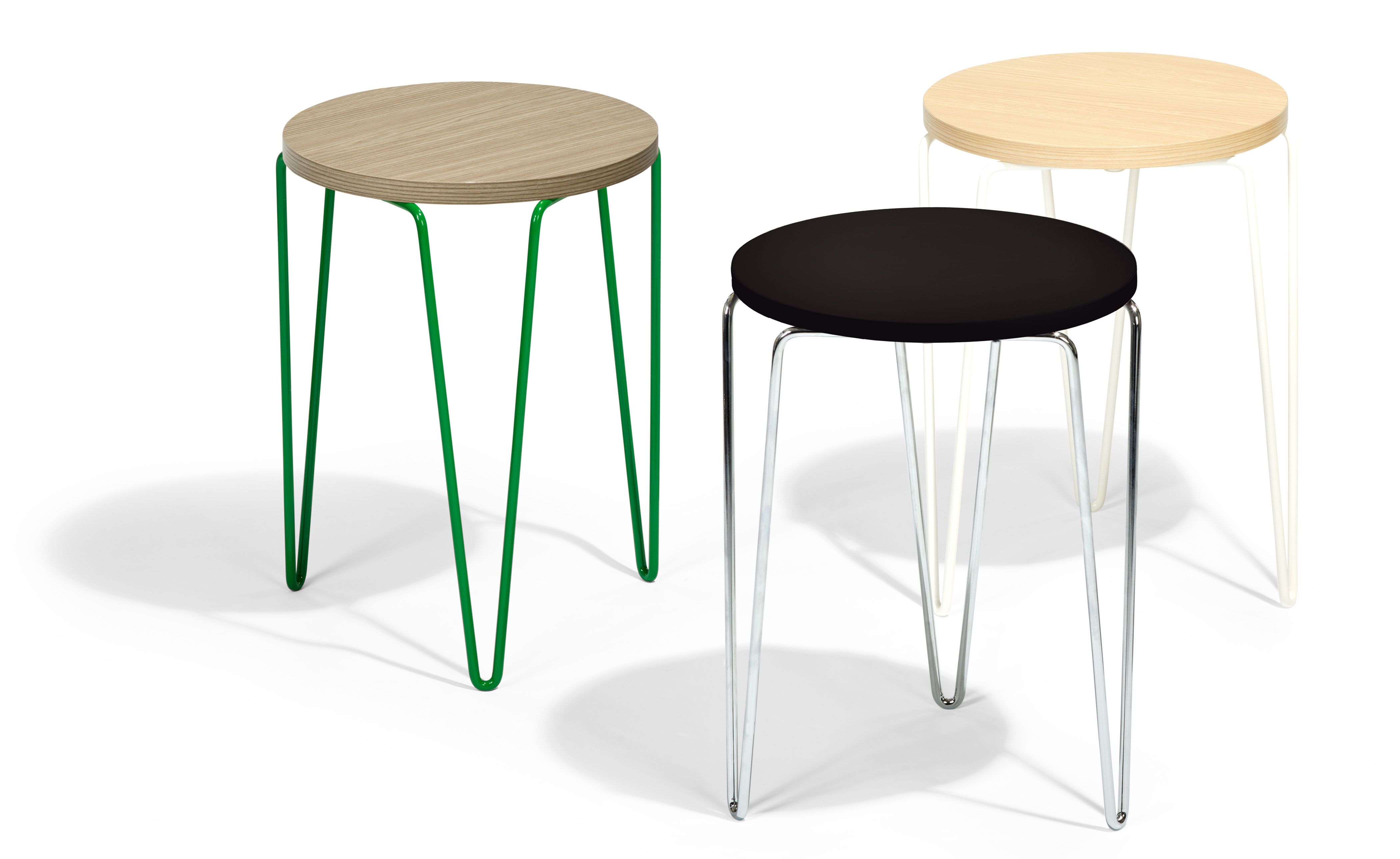 florence knoll hairpin stacking table