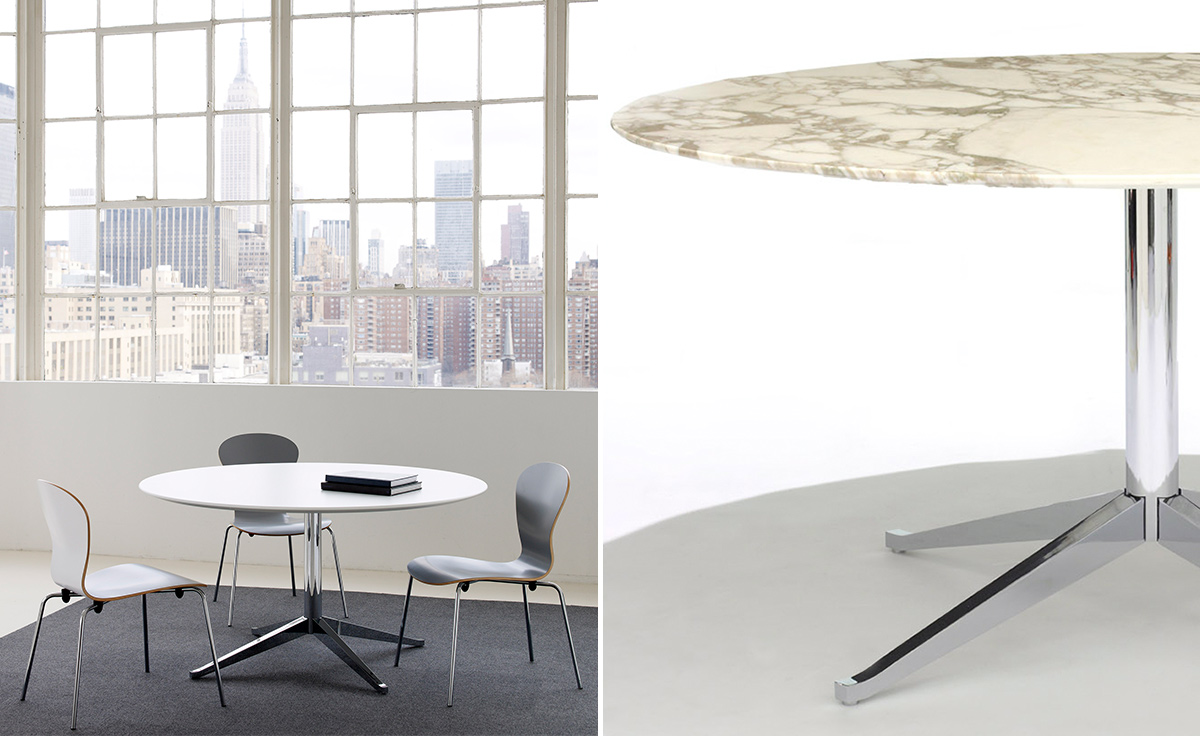florence knoll 96" oval table