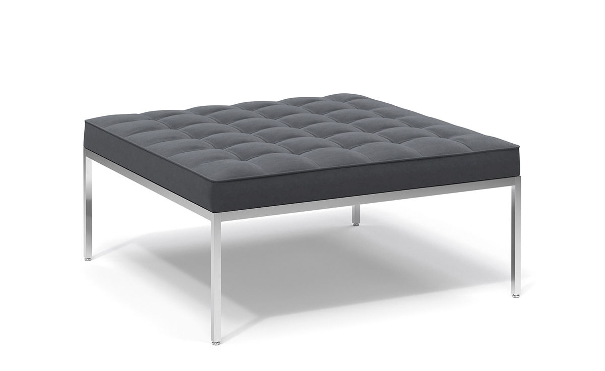 florence knoll relaxed small square bench