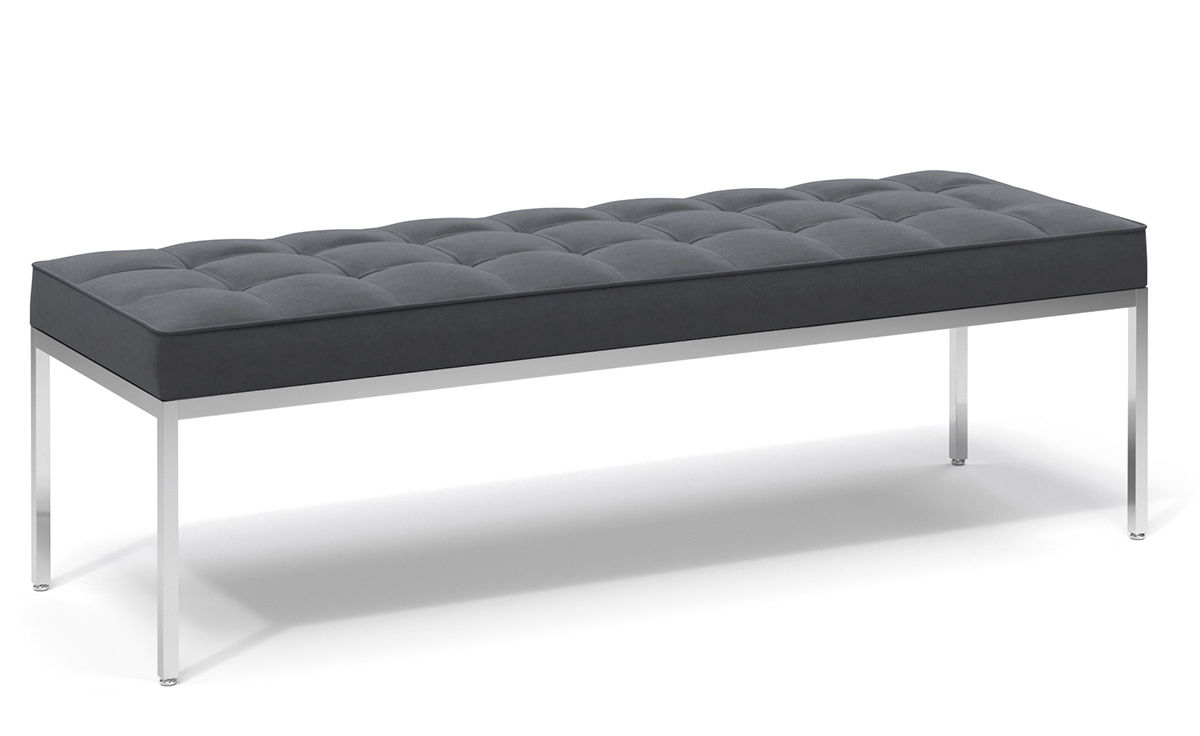 florence knoll relaxed three seat bench