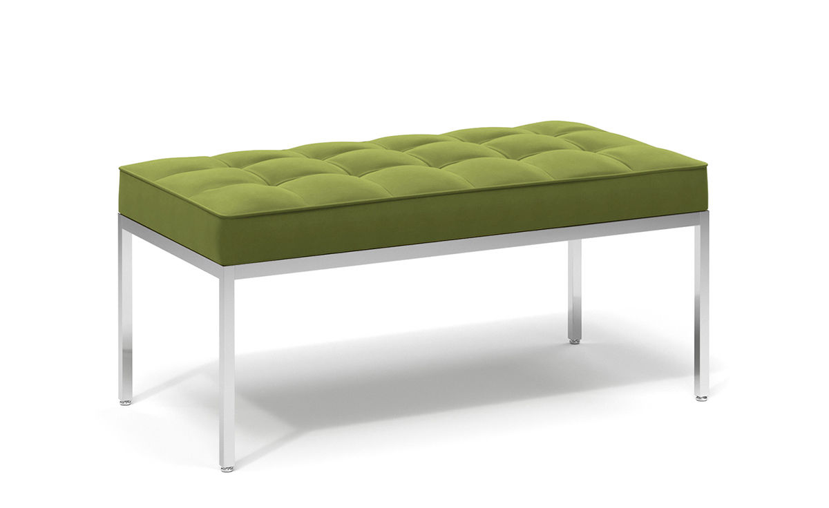 florence knoll relaxed two seat bench