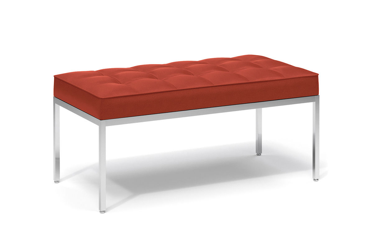 florence knoll relaxed two seat bench
