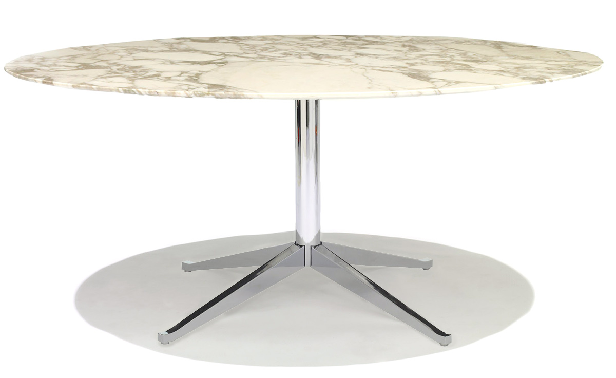 florence knoll 78" oval table