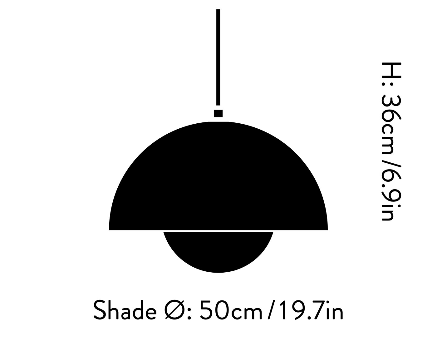 Flowerpot VP2 Pendant Lamp