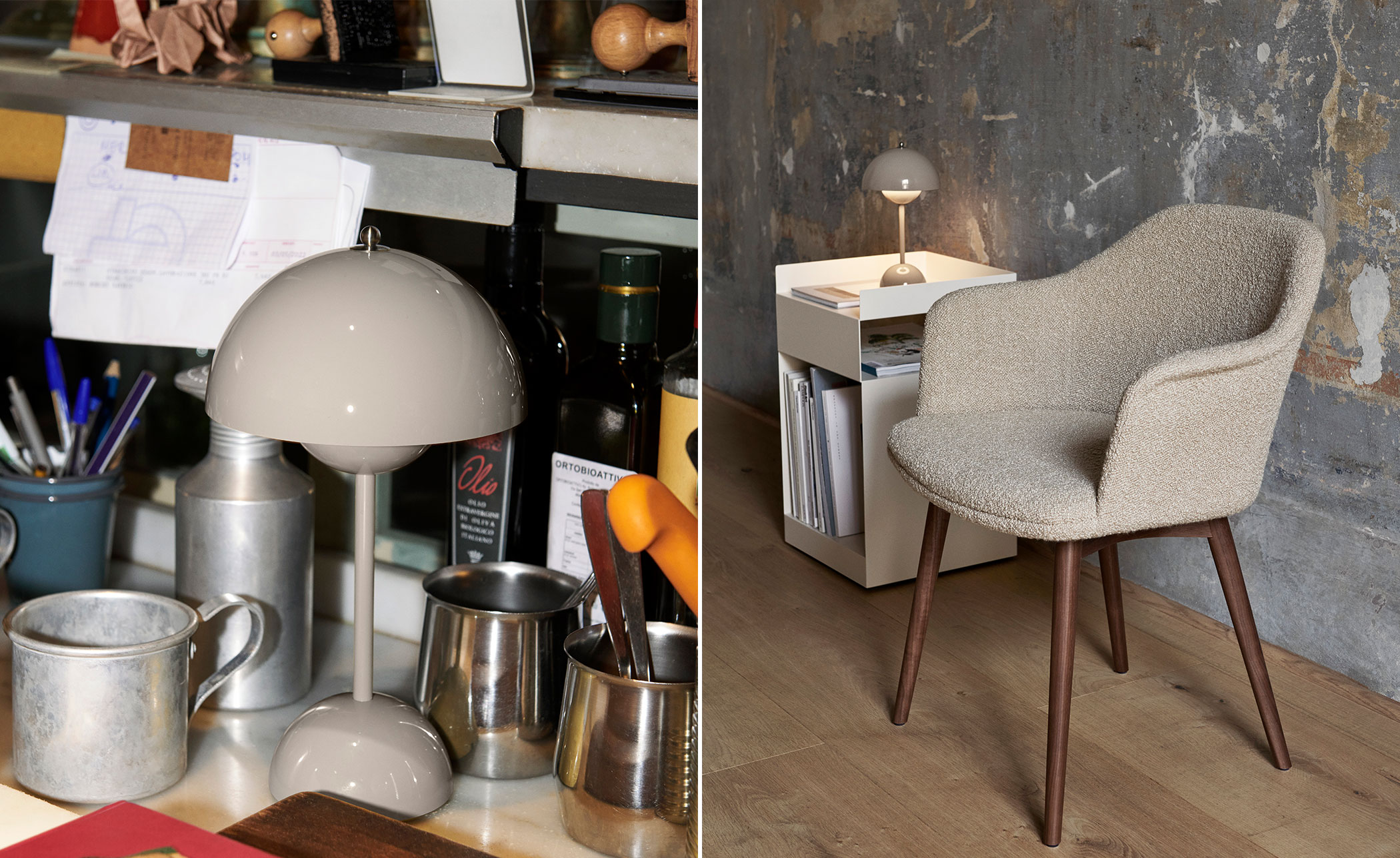 Flowerpot VP9 Portable Table Lamp