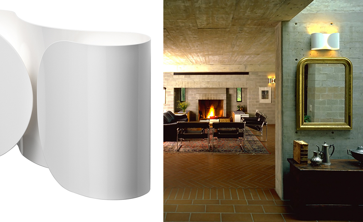 foglio incandescent wall lamp