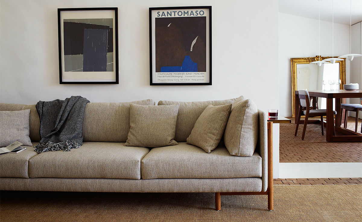 frame long sofa with arms 766la