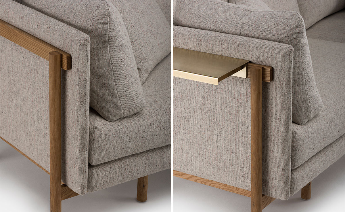 frame medium sofa with arms 766ma