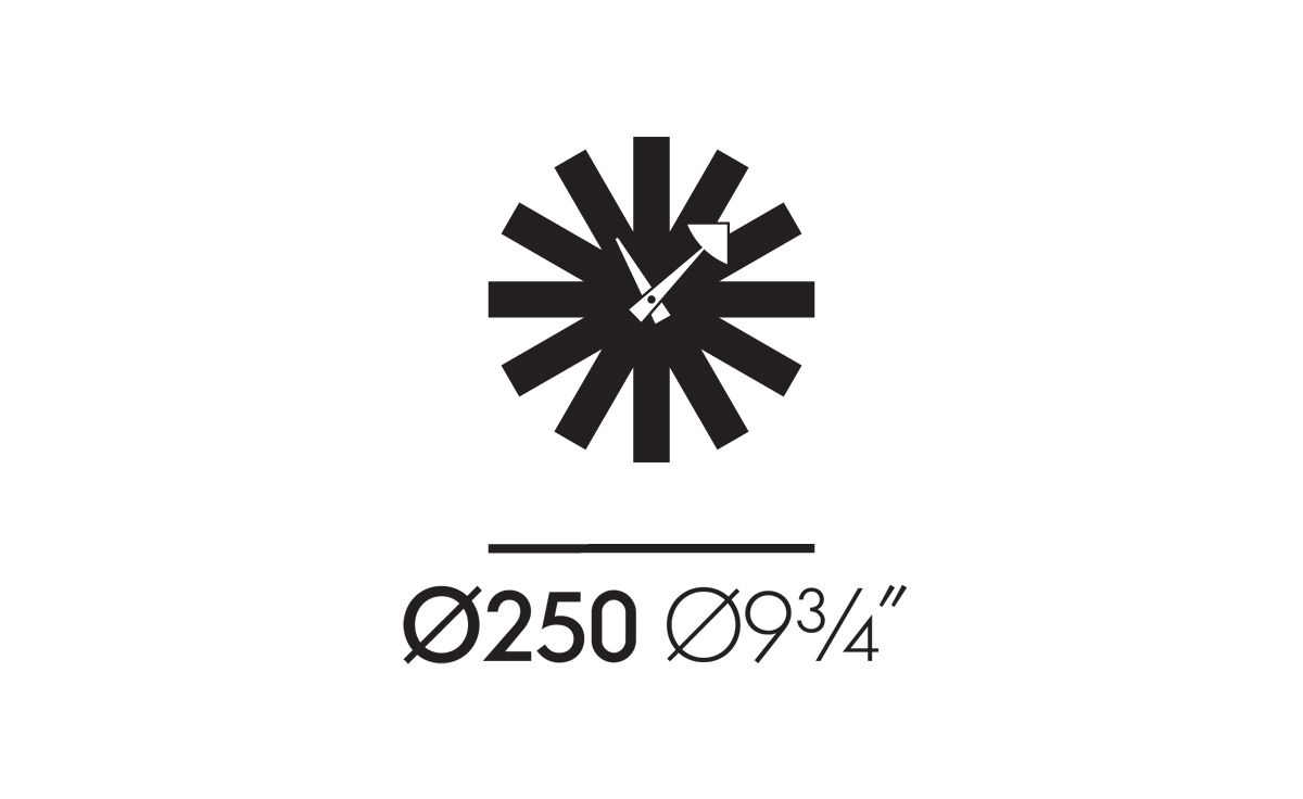 george nelson asterisk clock