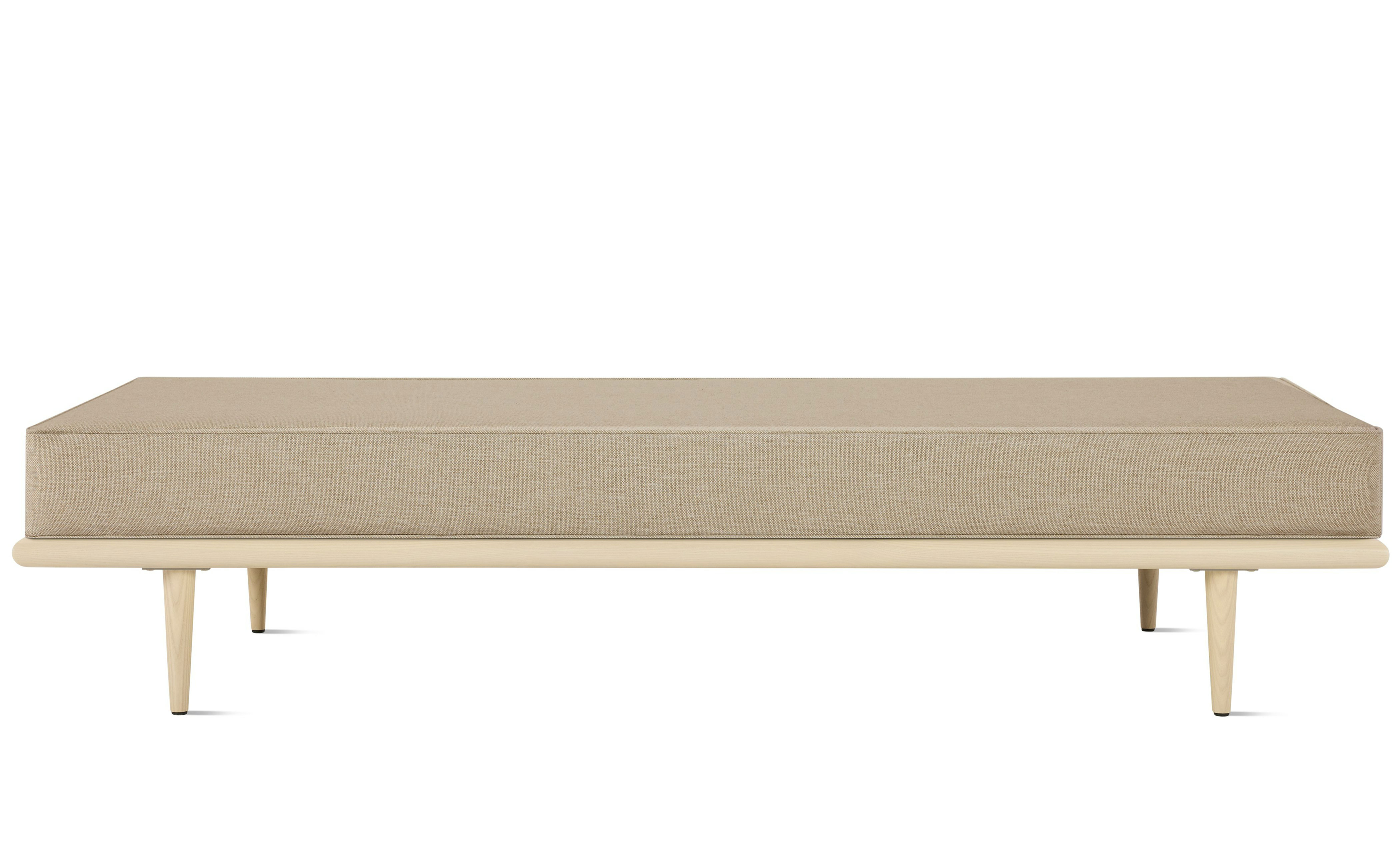 nelson daybed with wood taper legs