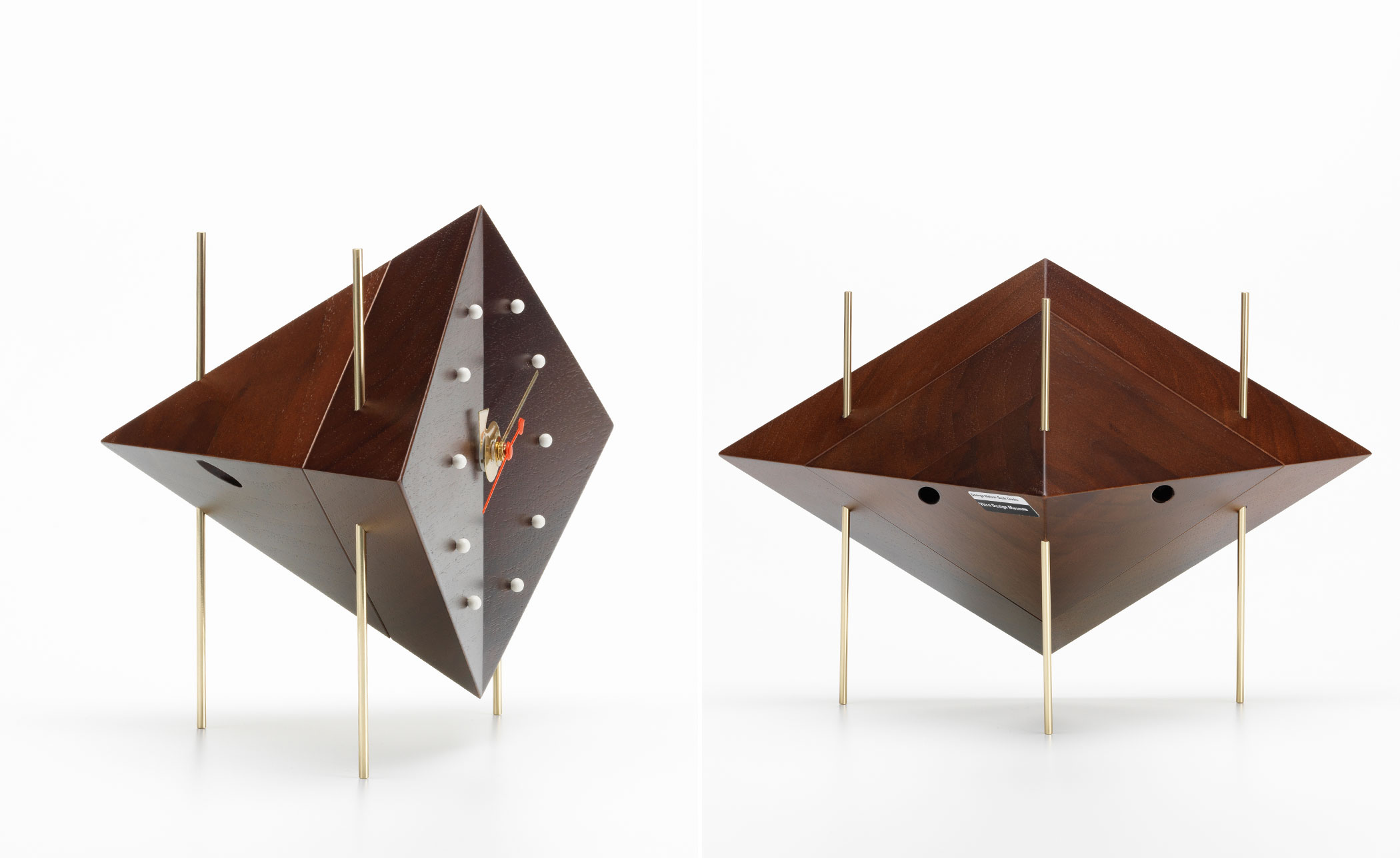 george nelson diamond desk clock
