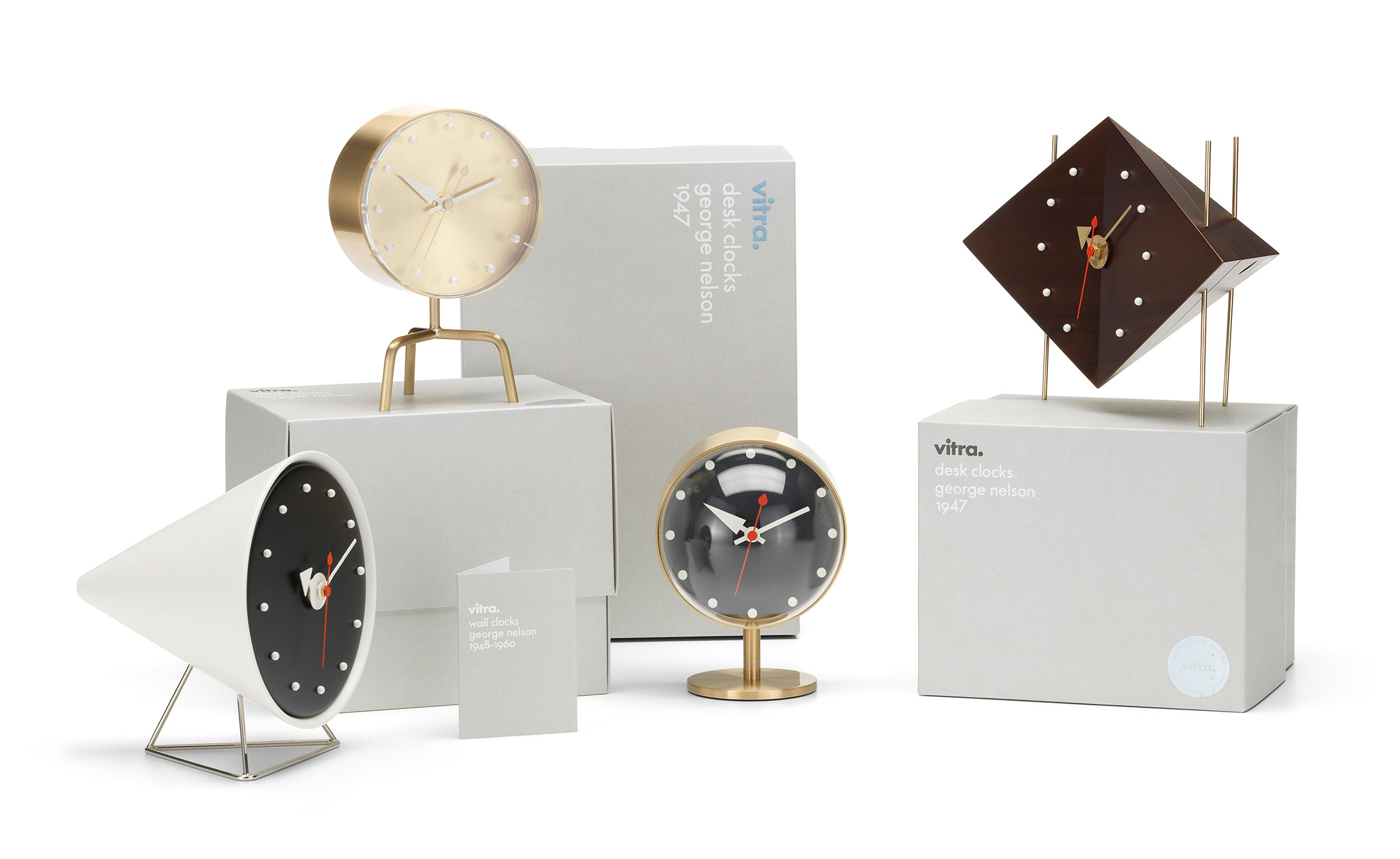 george nelson diamond desk clock