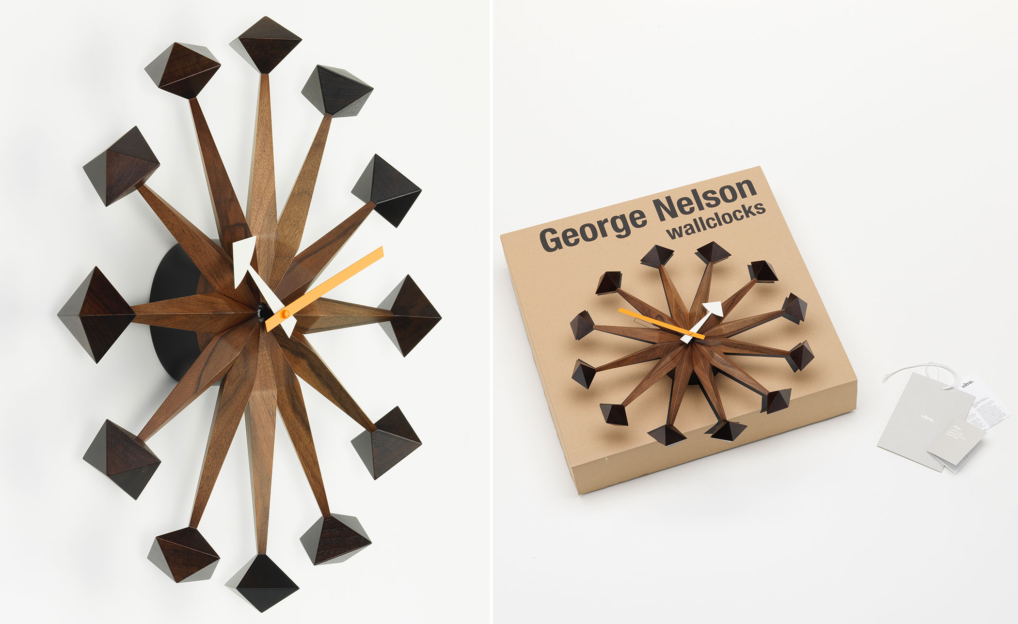 george nelson polygon wall clock