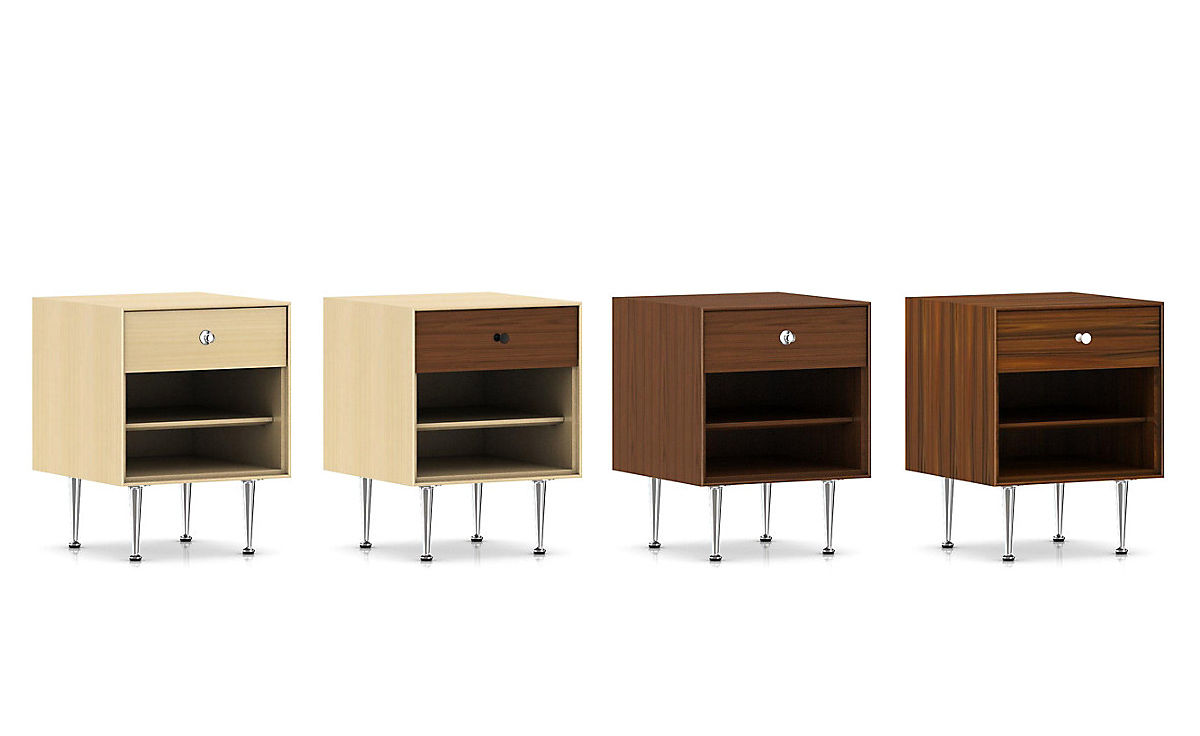 nelson thin edge bedside table