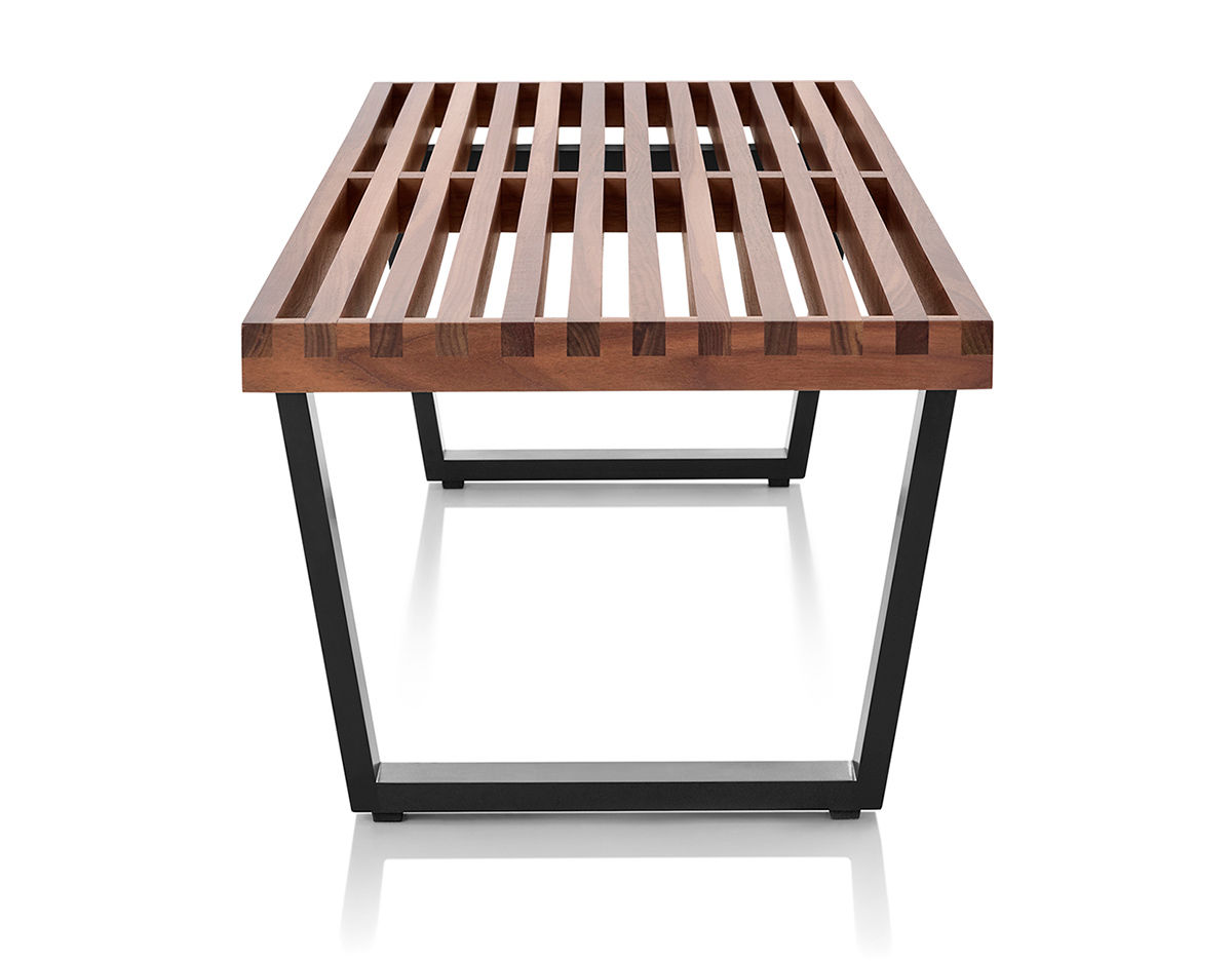 george nelson™ platform bench with wood base