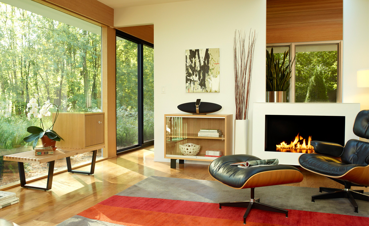 george nelson™ platform bench with wood base