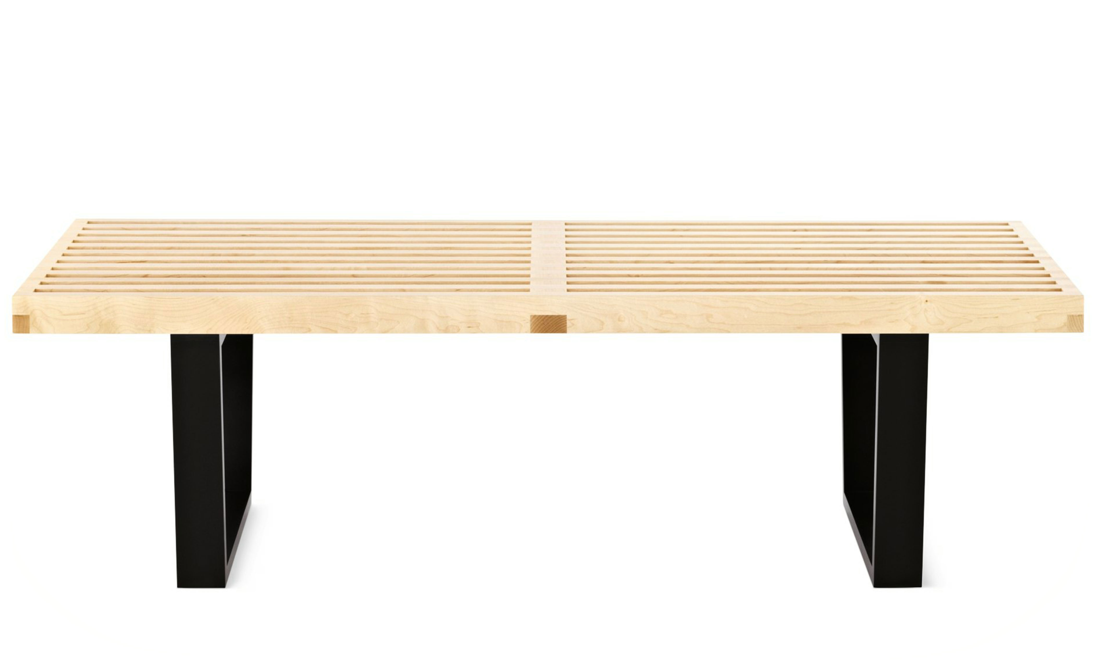 george nelson platform bench with wood base
