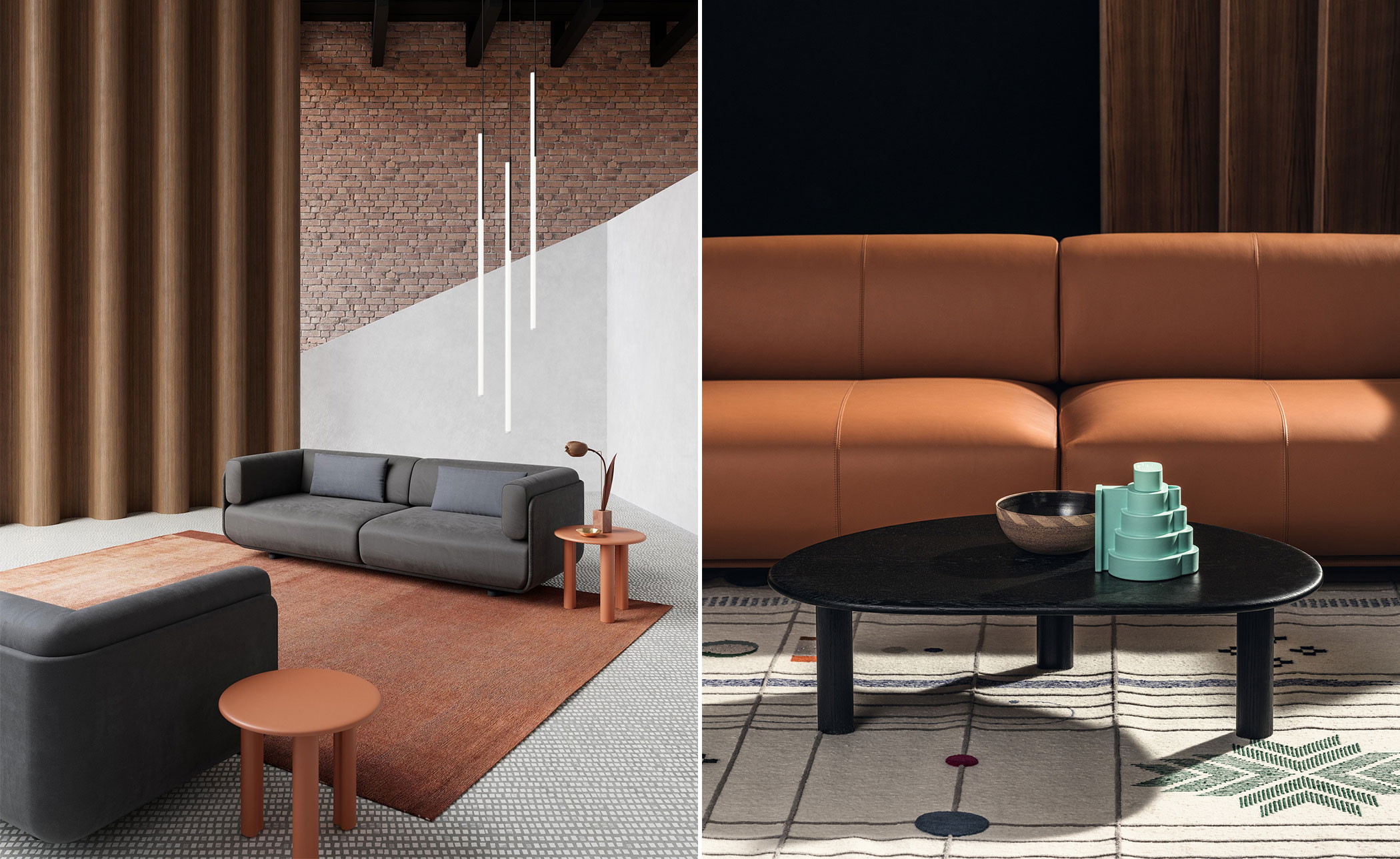 Ghia Organic Table with central base