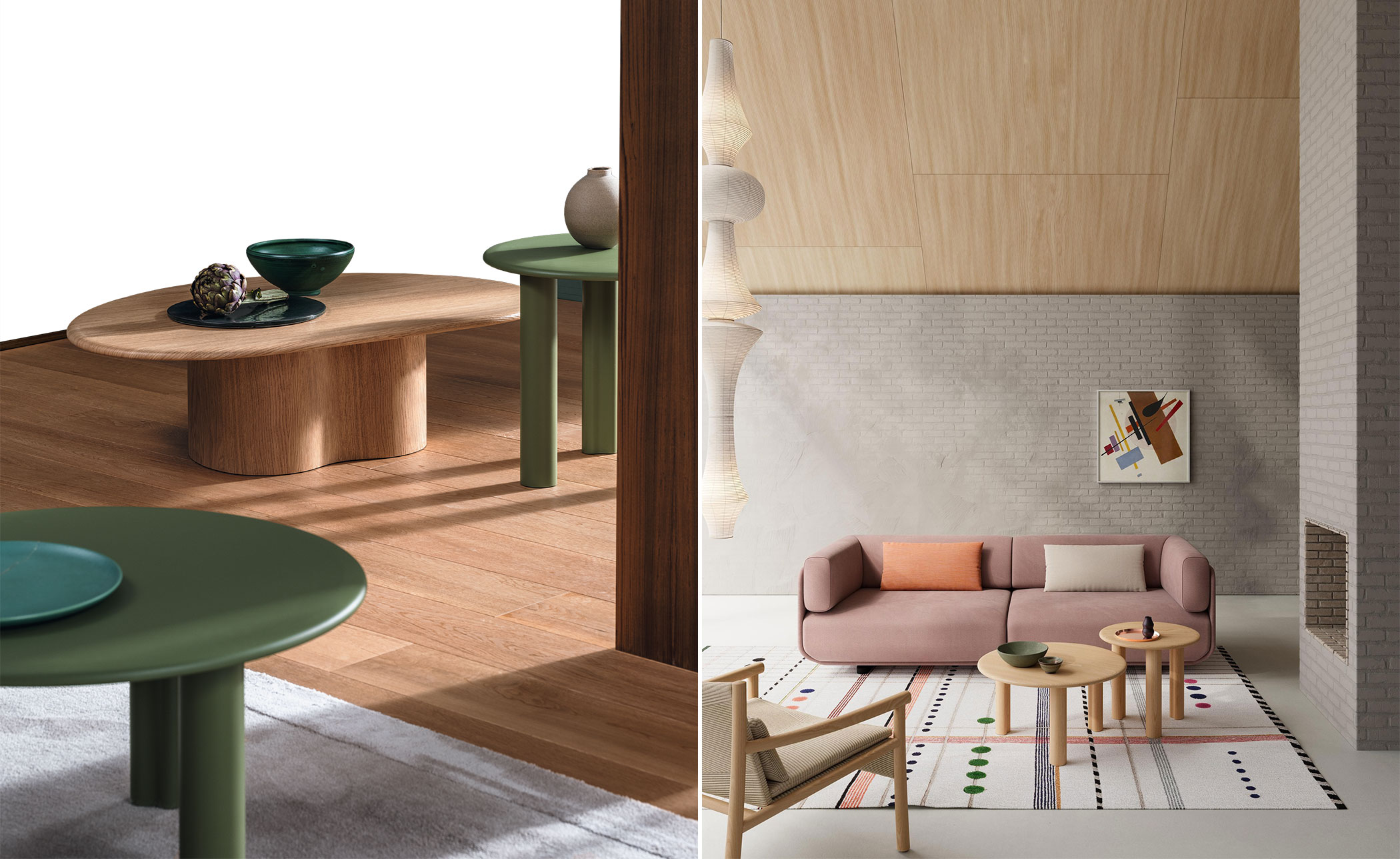 Ghia Organic Table with central base