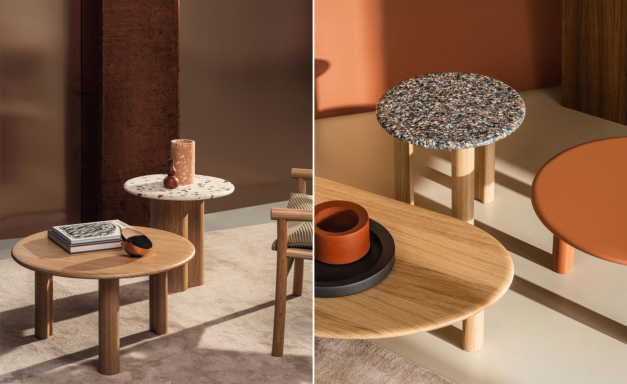 Ghia Round Table with central base