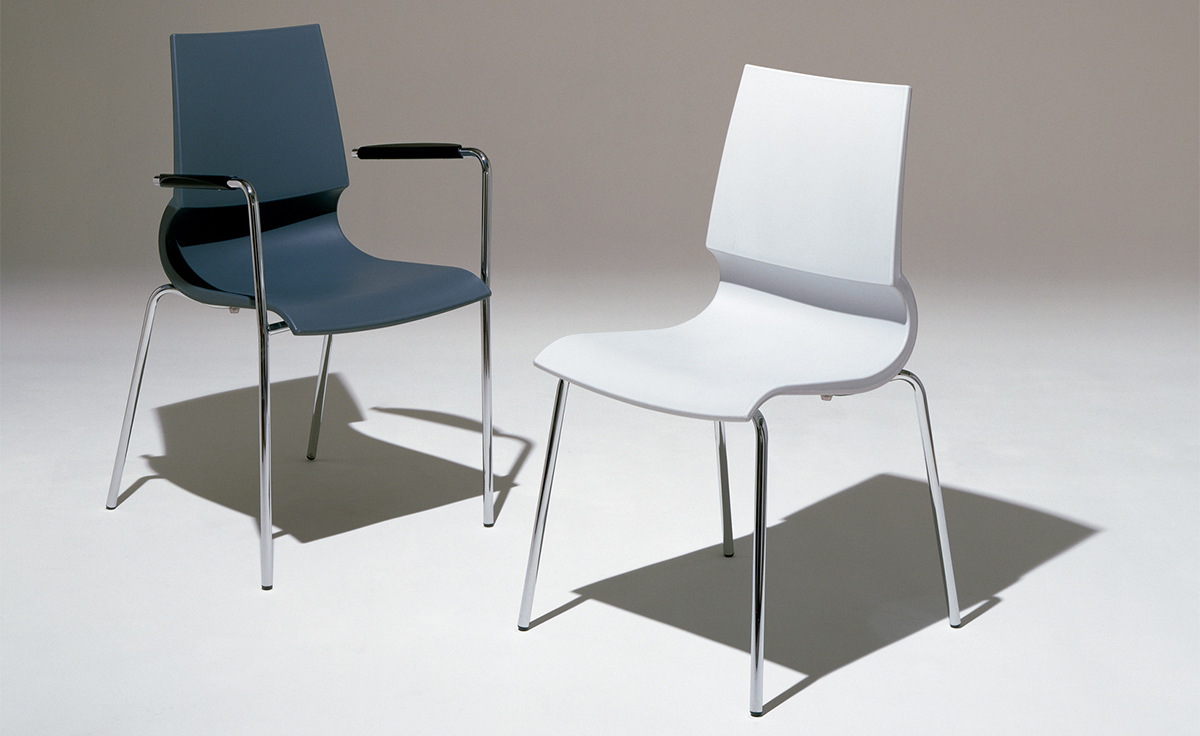 gigi stacking side chair