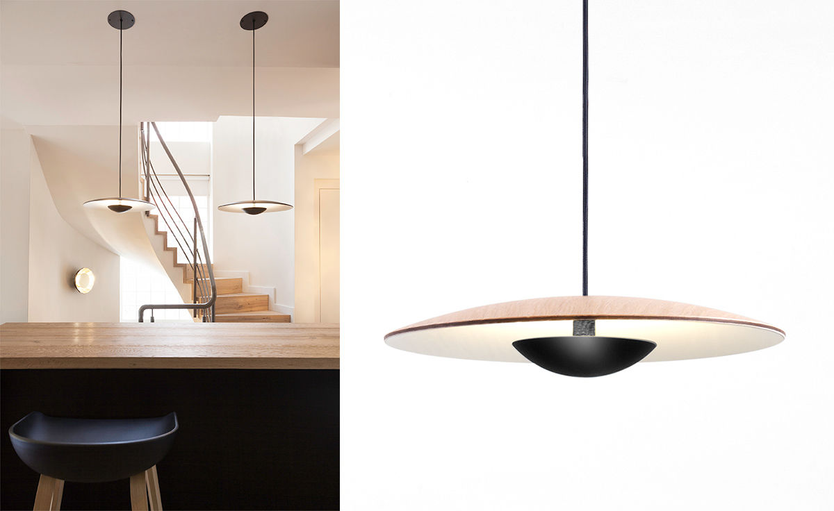 led-ginger suspension lamp