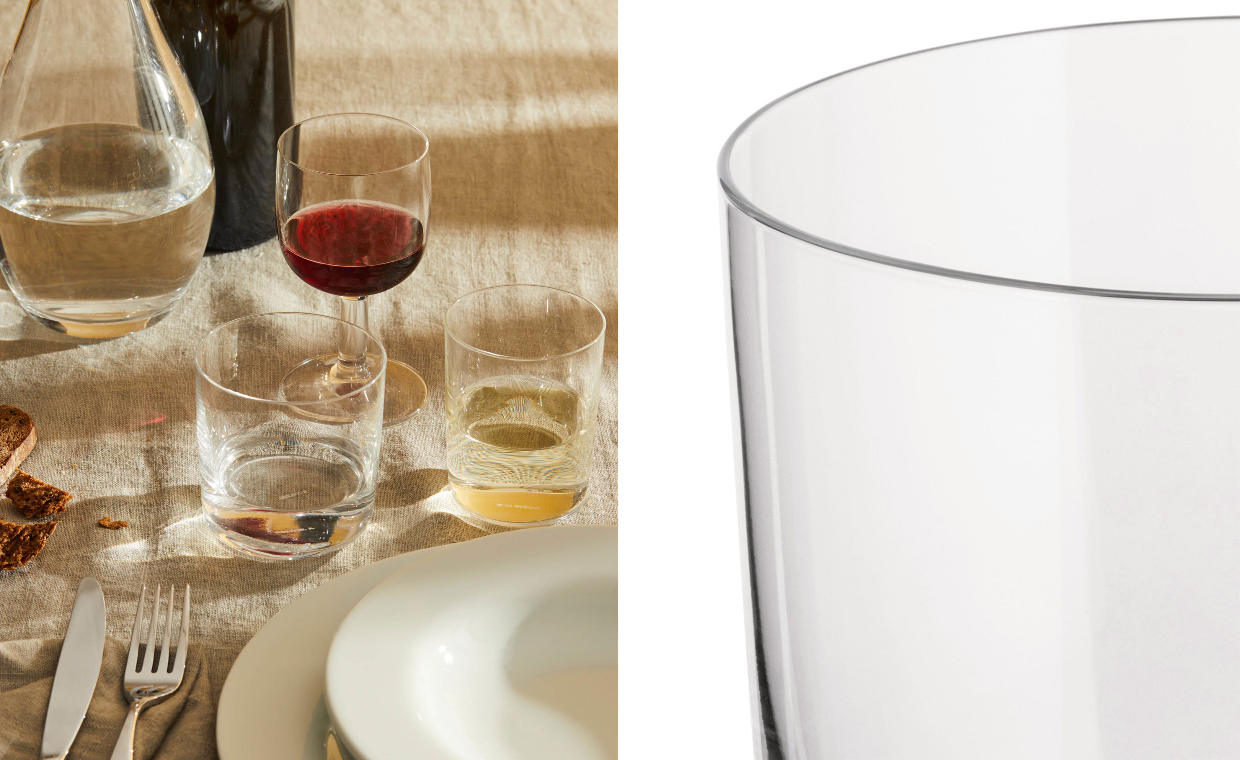 glass family white wine set of 4