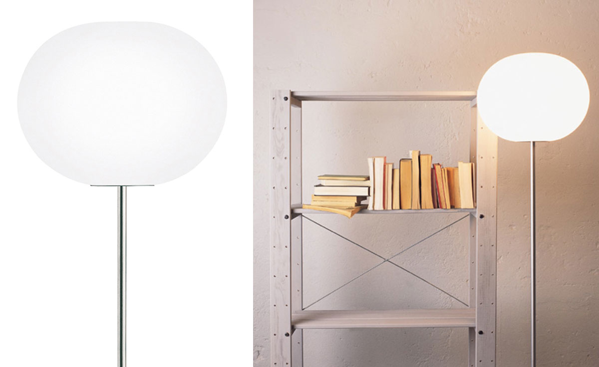 glo ball floor lamp