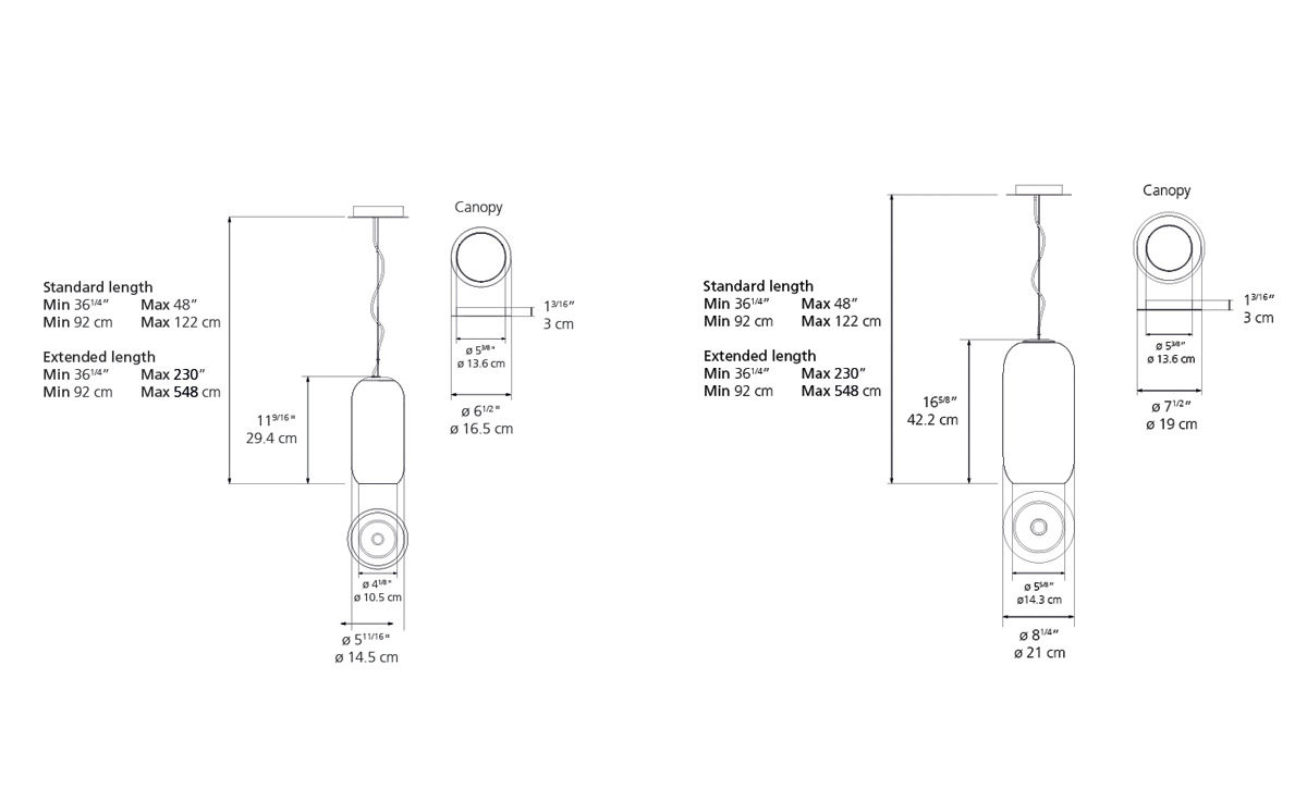 gople suspension lamp