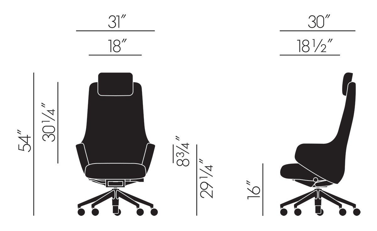 grand executive highback chair